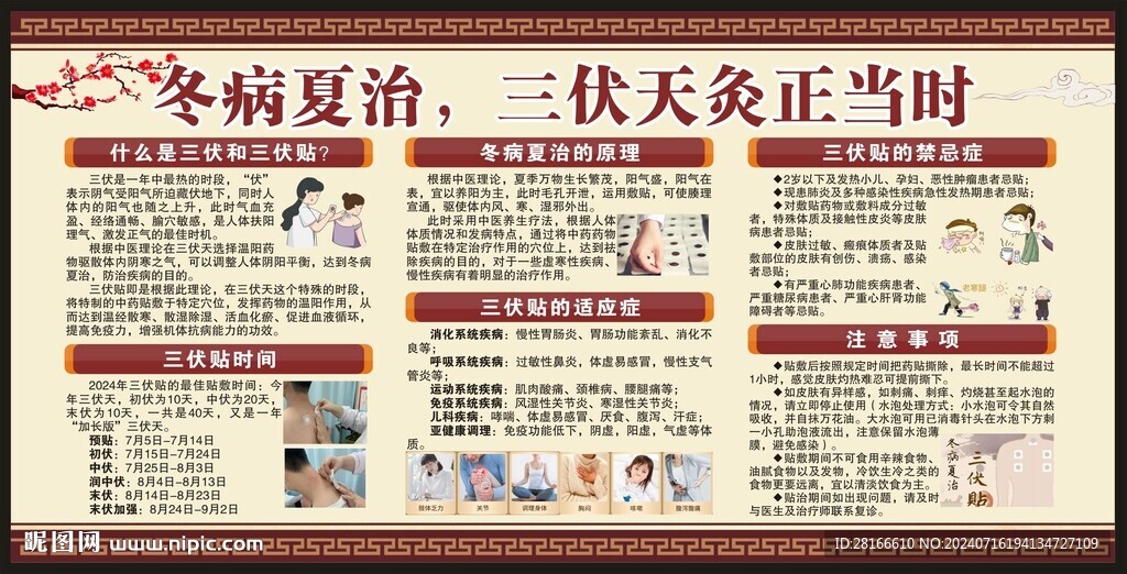 冬病夏治三伏天灸