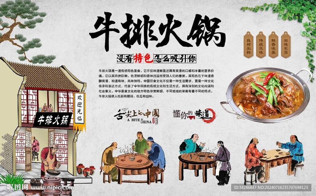 牛排火鍋 