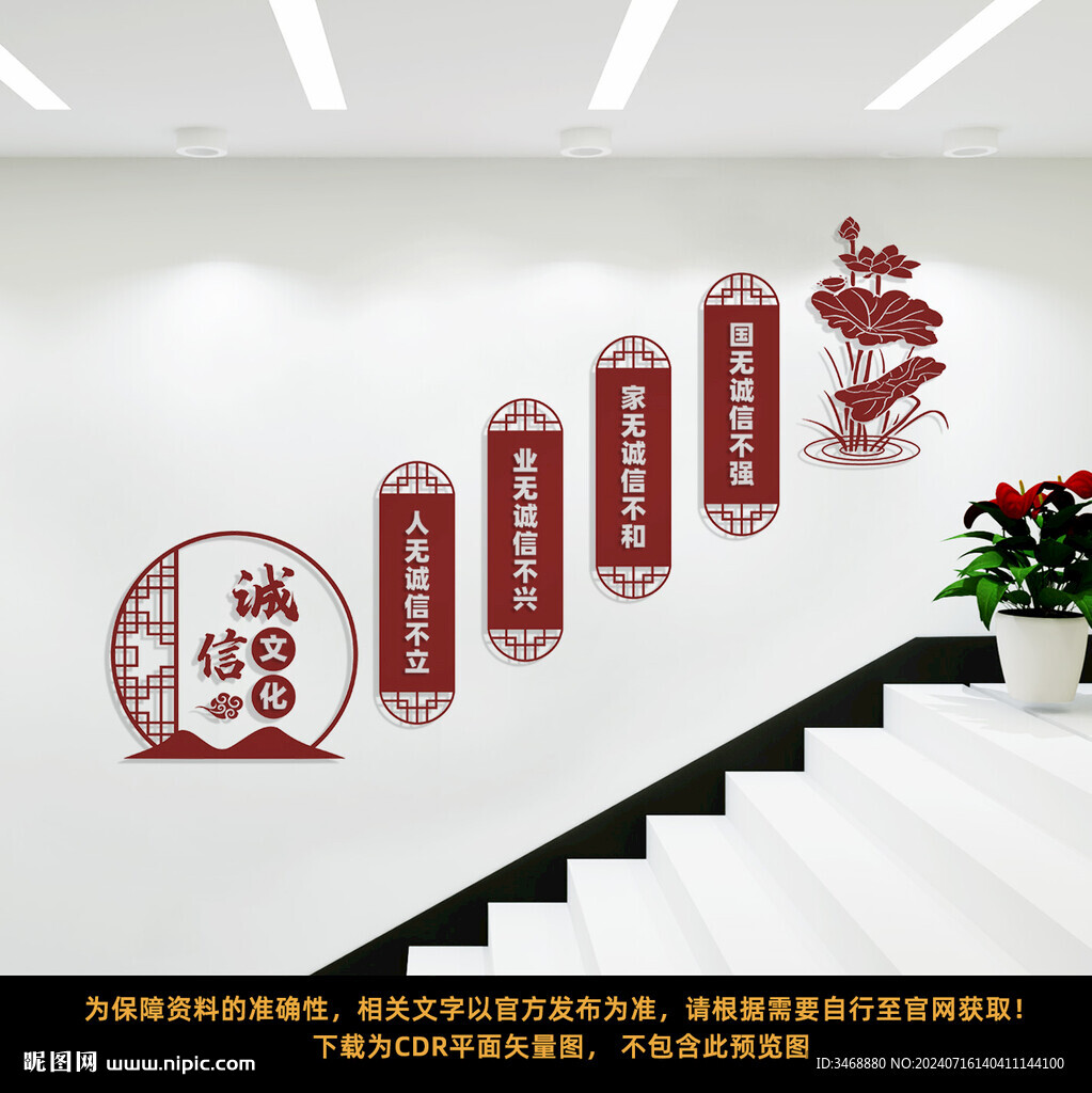 誠信樓梯文化墻