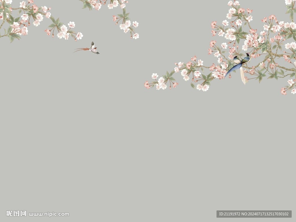 花鳥背景墻
