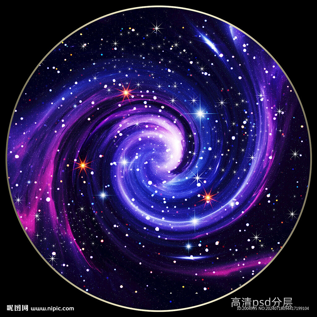 圓形星空頂背景