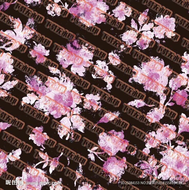 扎染花