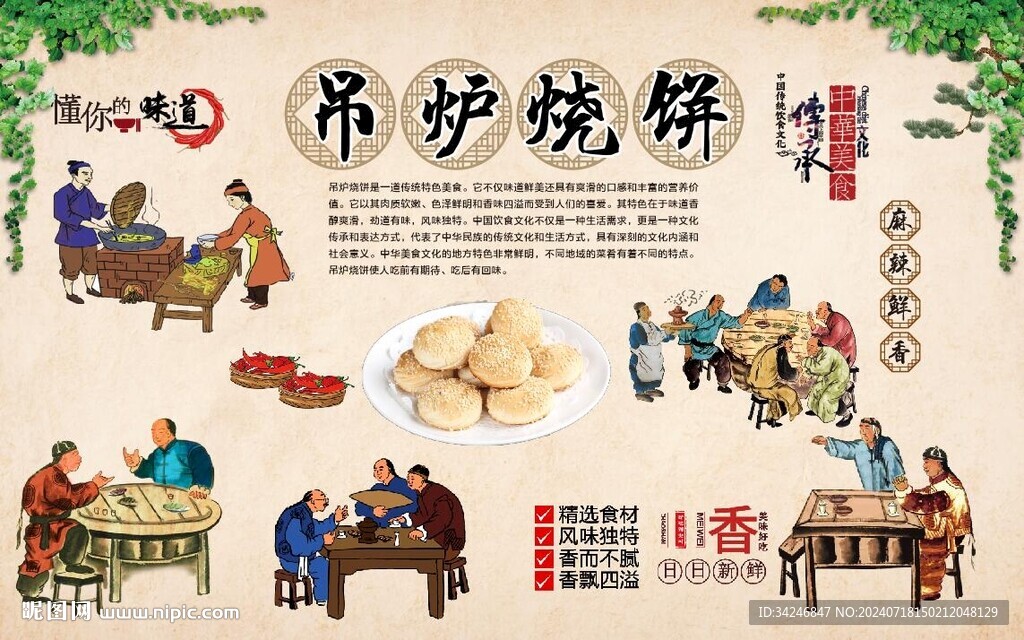 吊爐燒餅