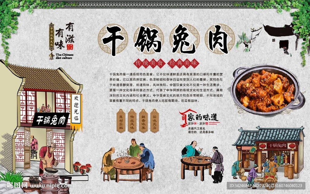干鍋兔肉