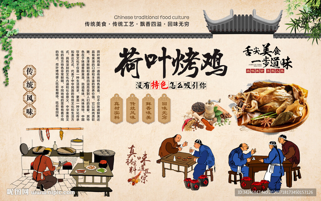 荷葉烤雞