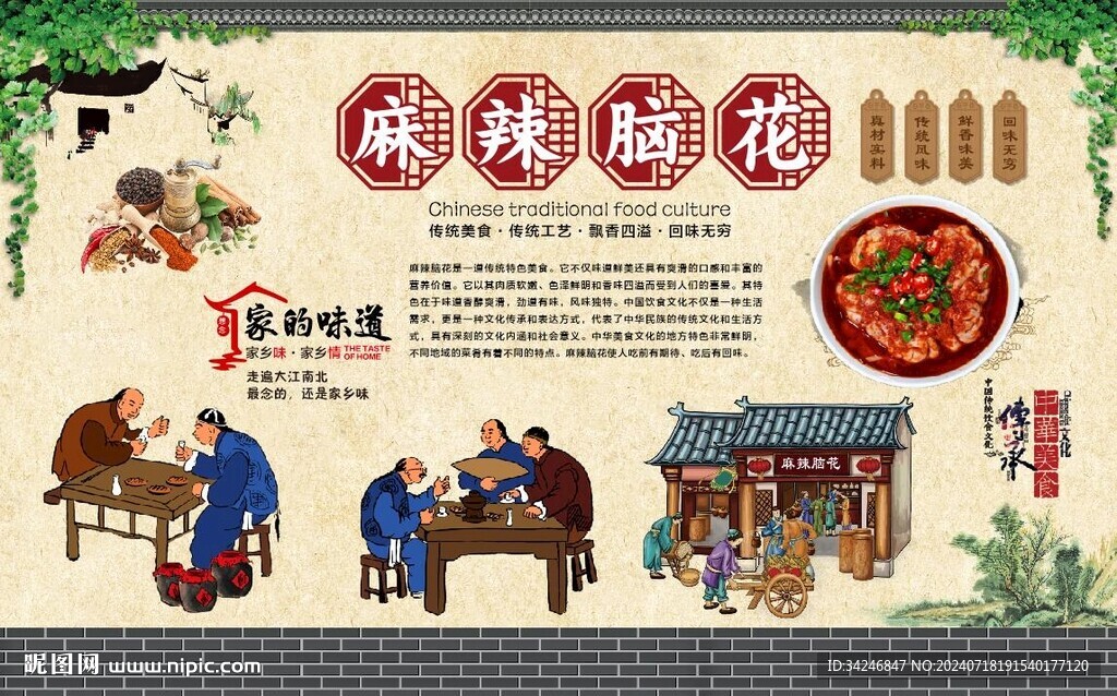 麻辣腦花 