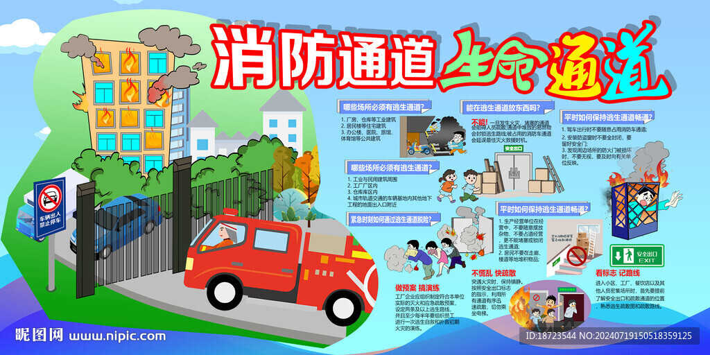 消防通道 生命通道