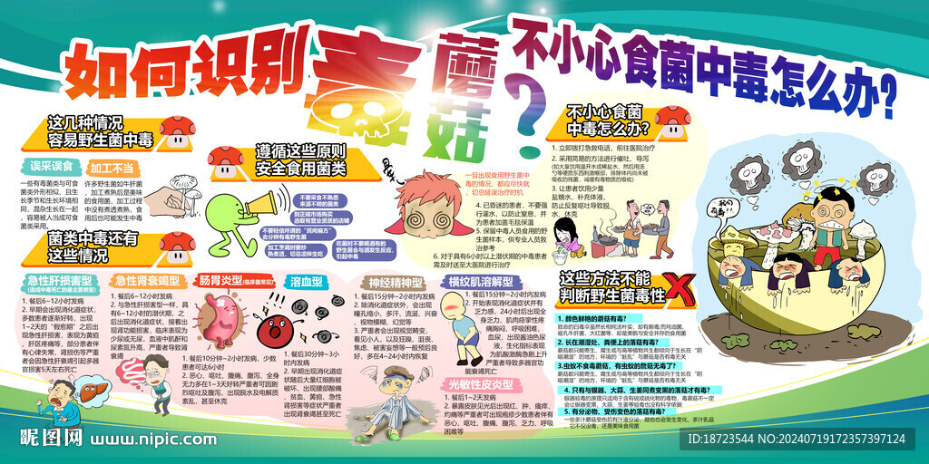 如何識別毒蘑菇