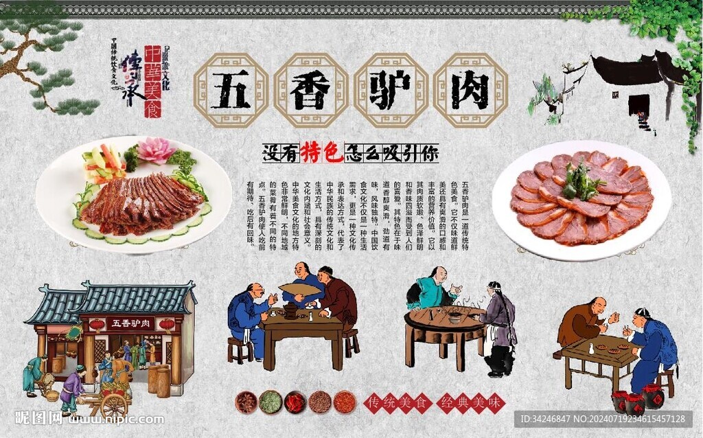 五香驢肉 