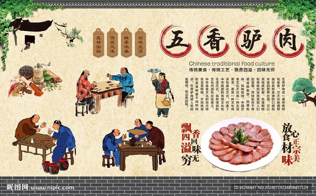 五香驢肉 