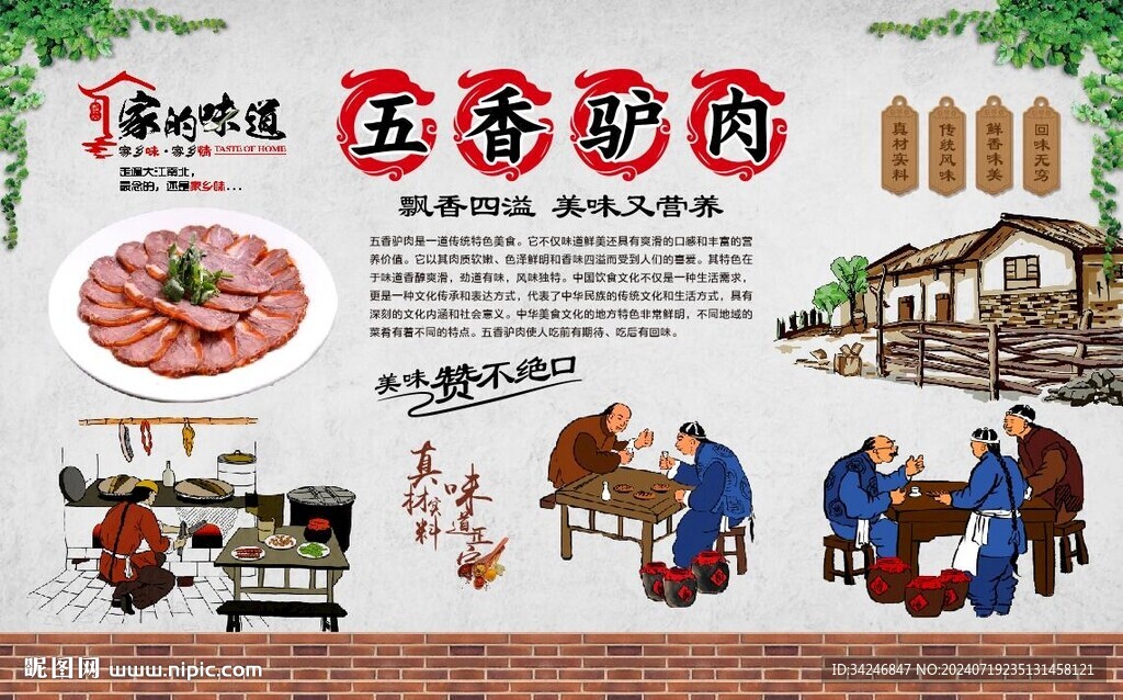 五香驢肉 