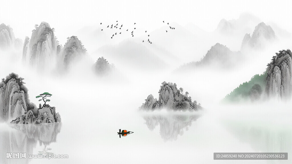 中國風(fēng)景水墨畫