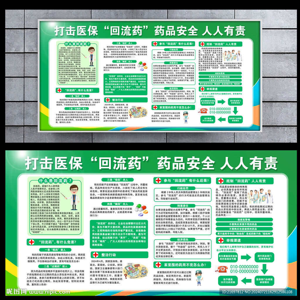 回流藥宣傳欄