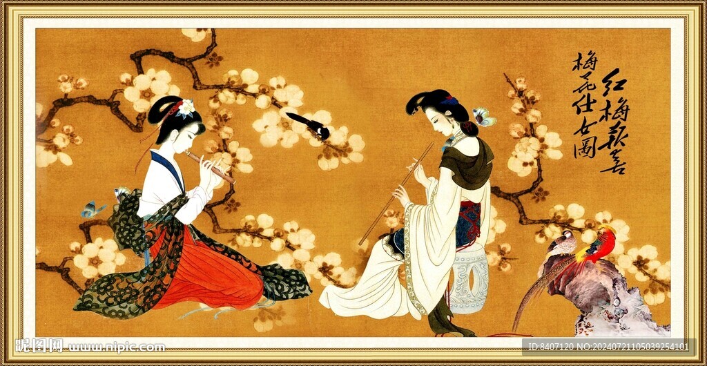 仙鶴圖