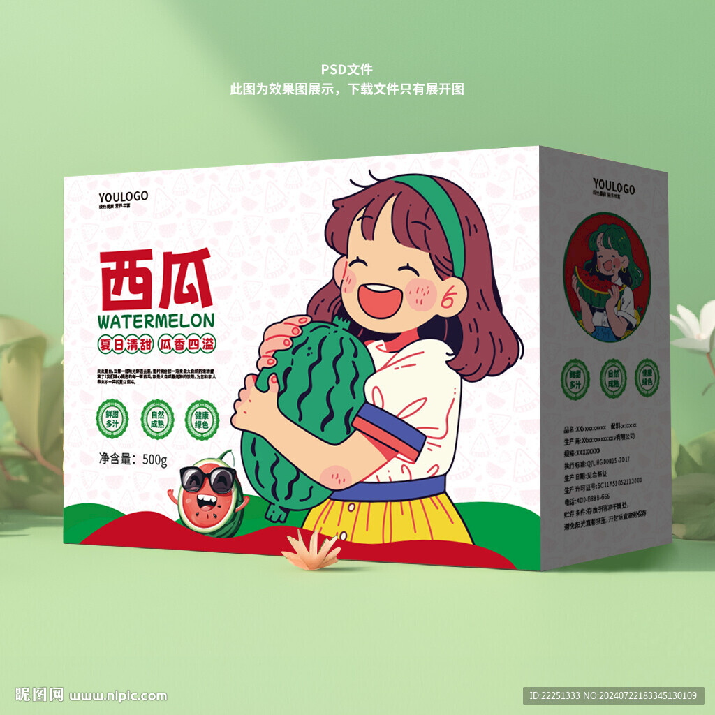 西瓜包裝