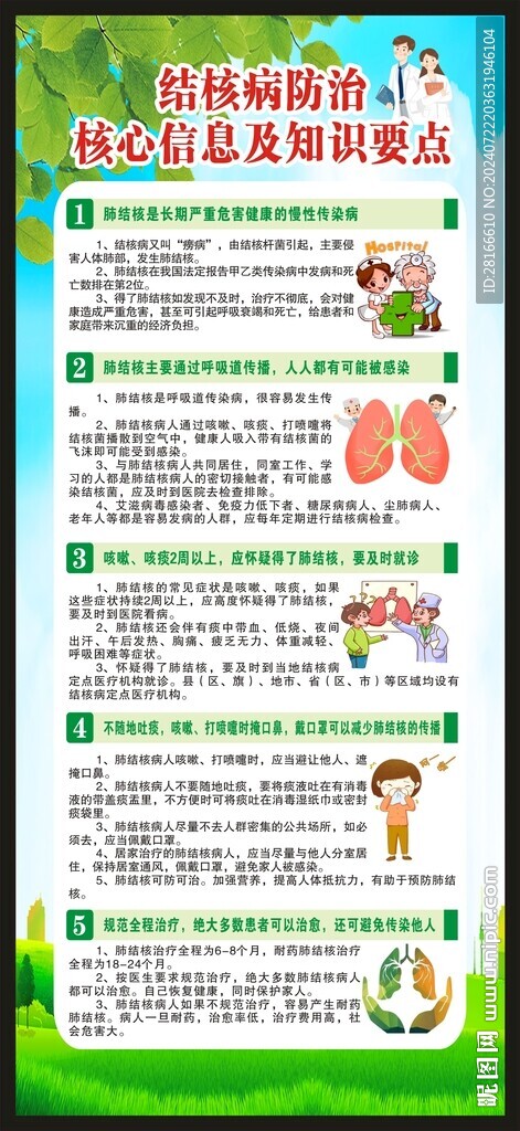 結核病日展架
