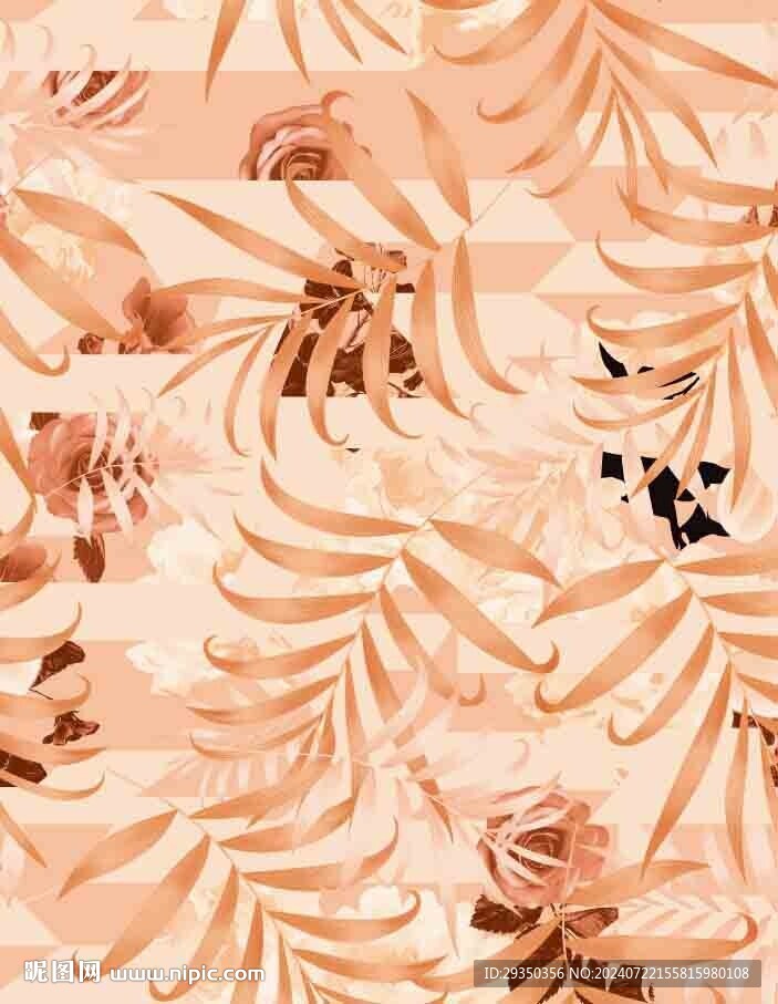 數(shù)碼印花   女裝   手繪花