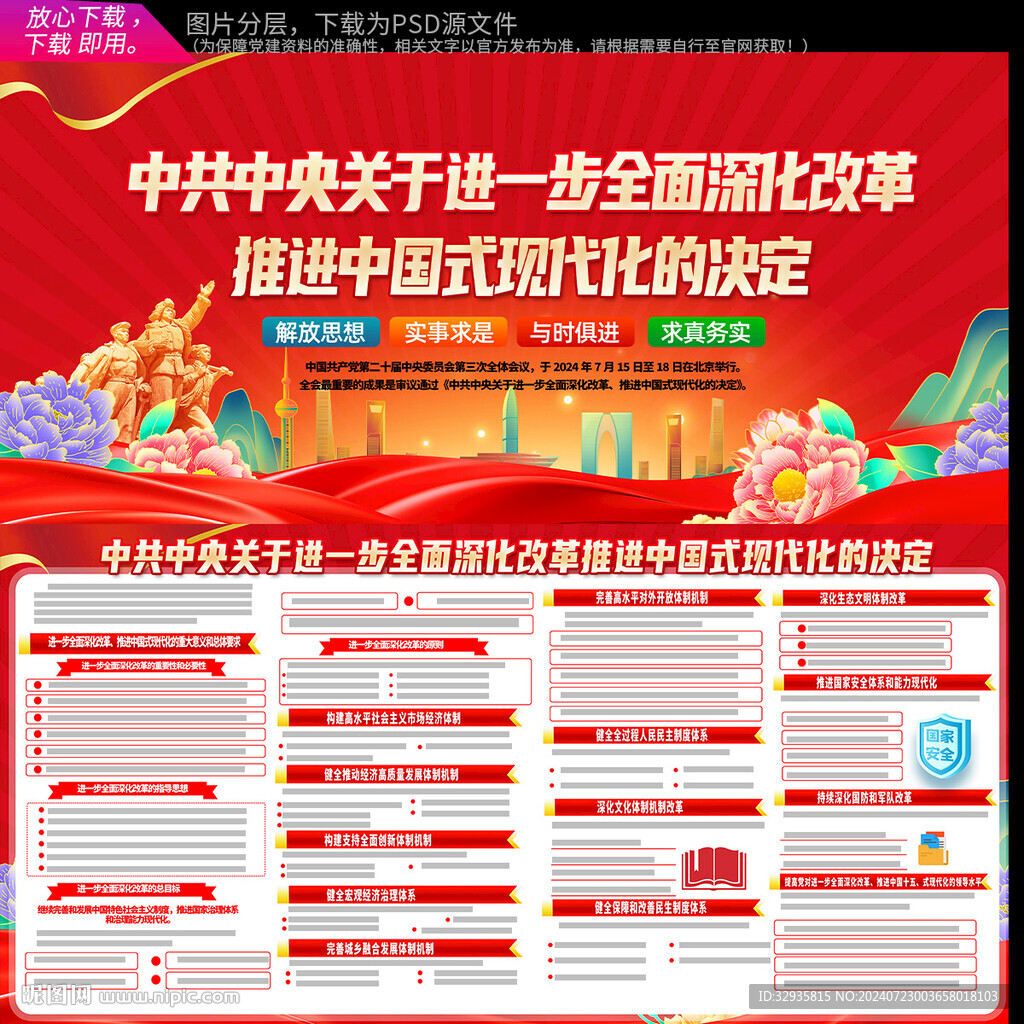 深化改革推進中國式現(xiàn)代化的決定