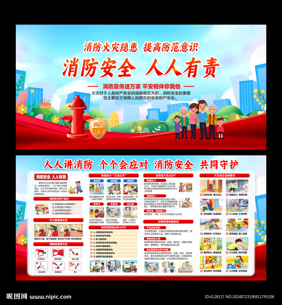 消防安全宣傳欄