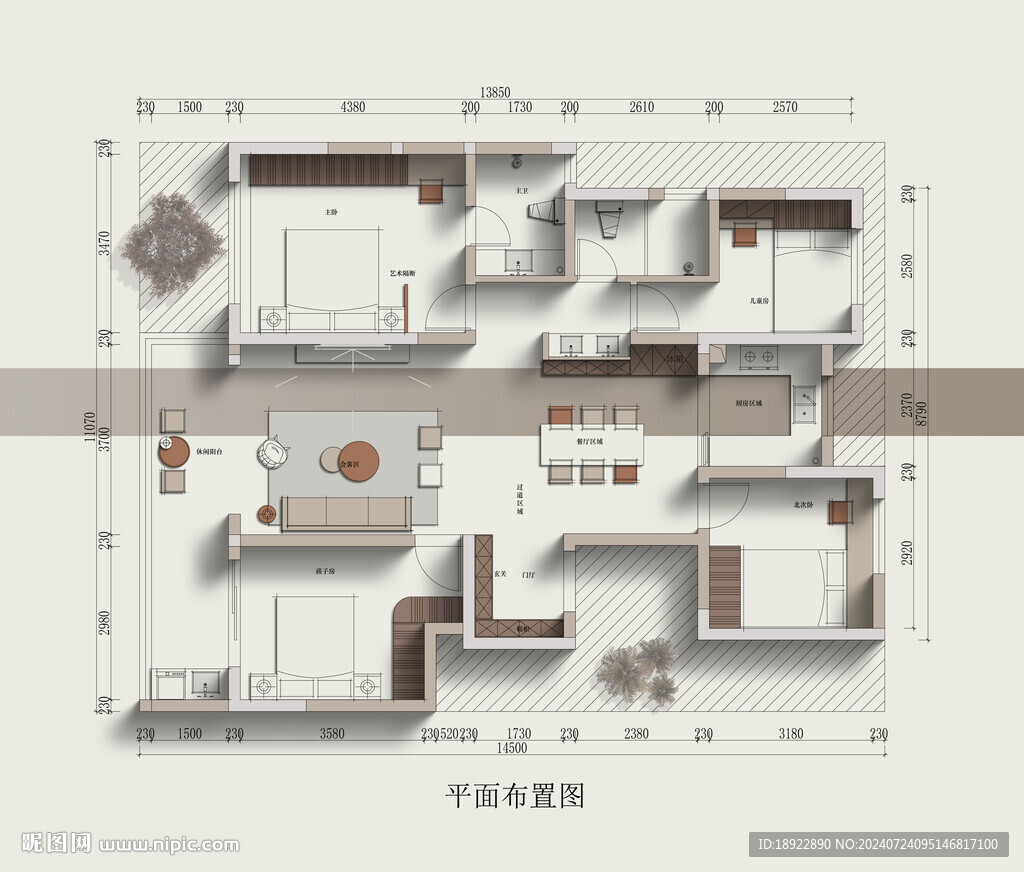地產戶型圖裝修效果