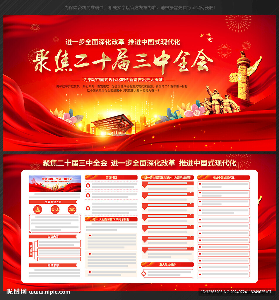 二十屆 三中全會公報