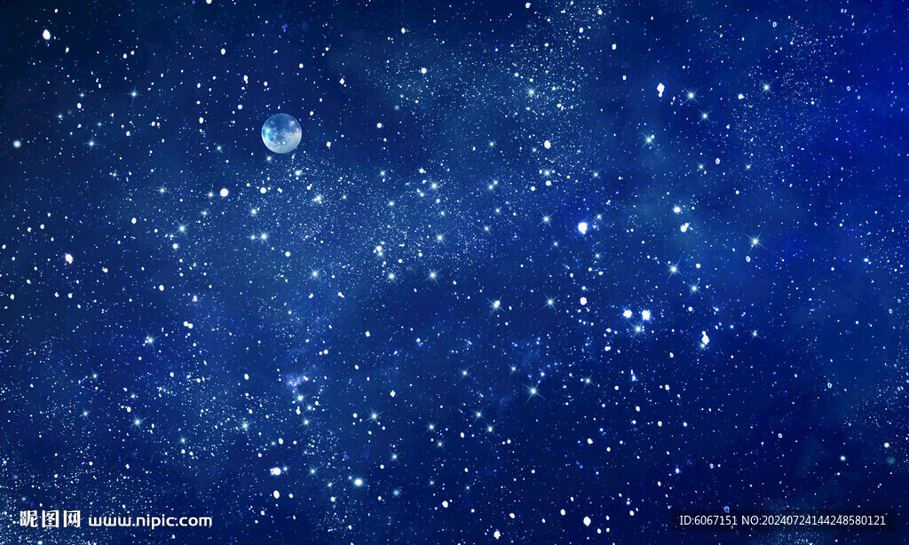 藍(lán)色星空高清圖