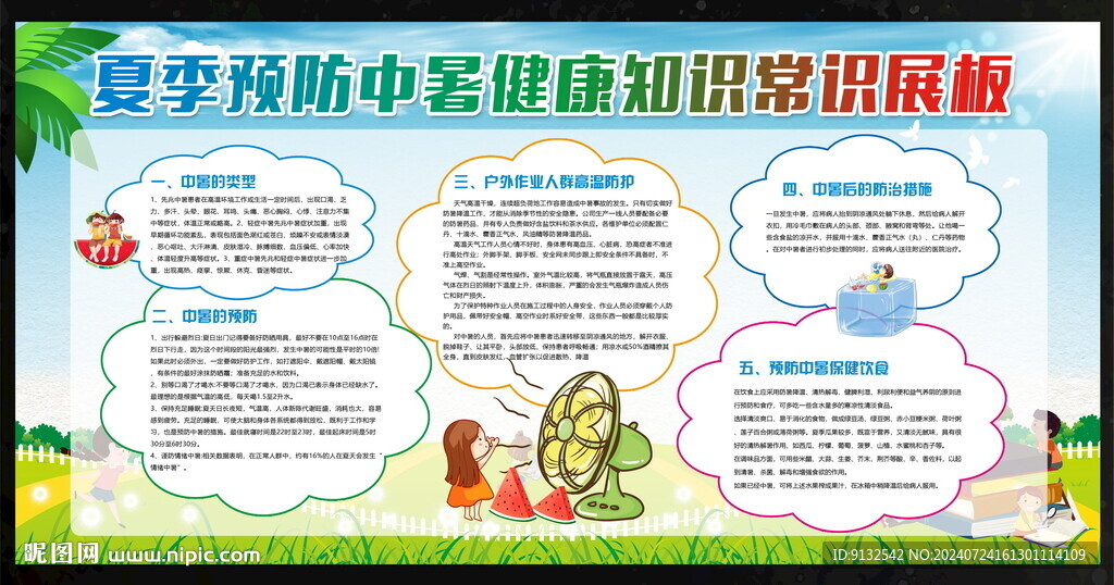 夏季預防中暑健康知識