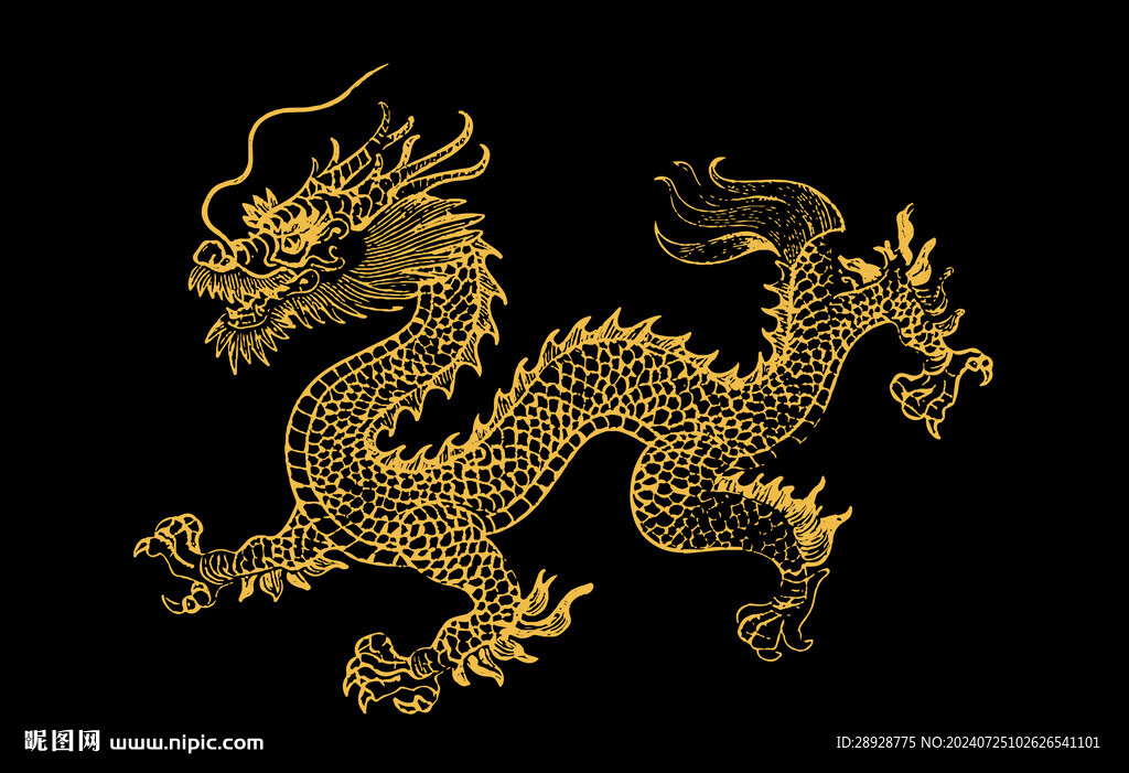 龍矢量圖