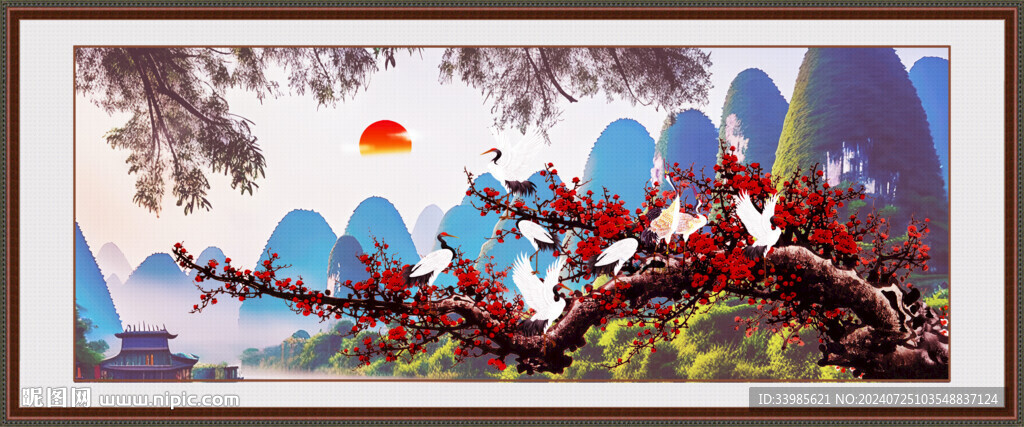 梅花國畫梅花