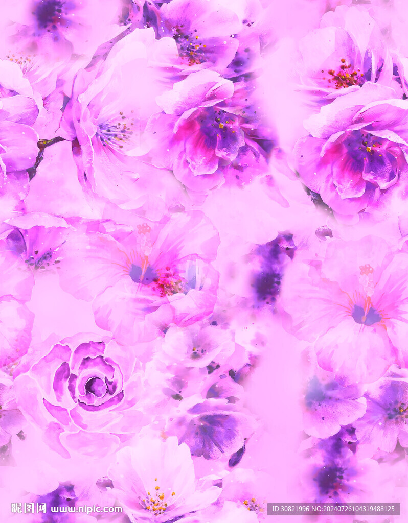 花朵扎染