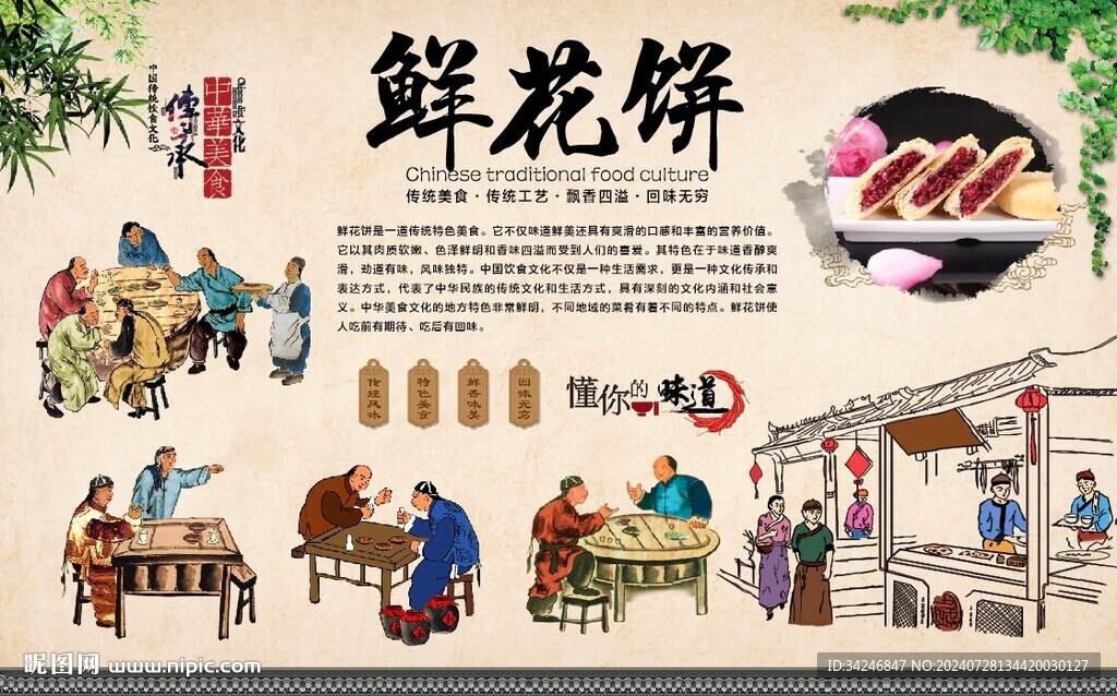 鮮花餅 