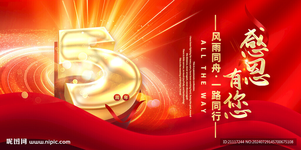 5周年慶年會(huì)主視覺