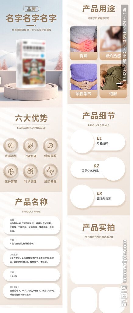 藥品詳情頁
