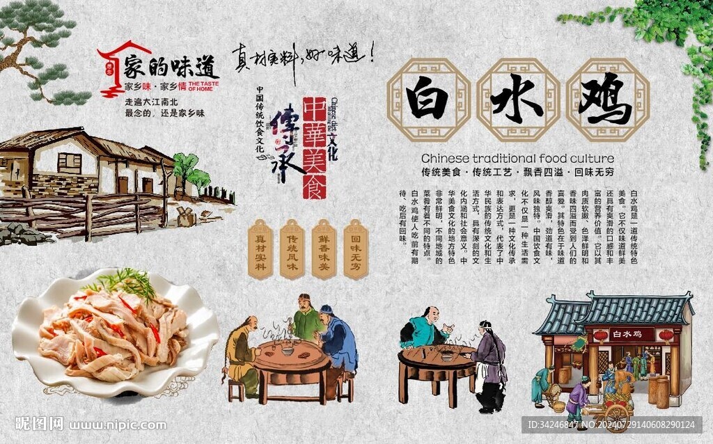 白水雞 