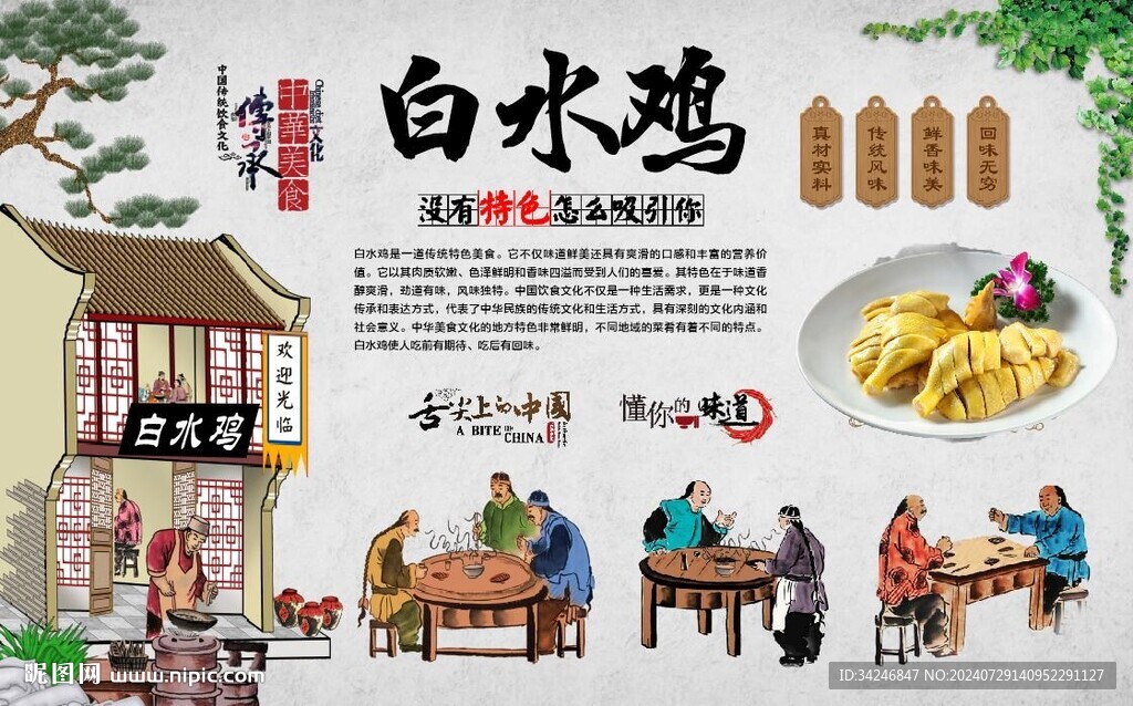 白水雞 
