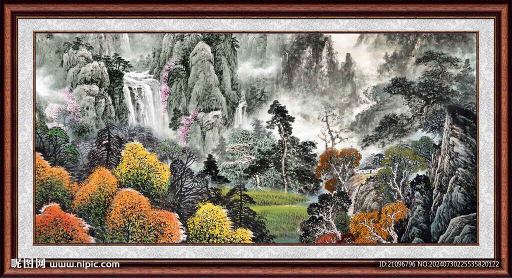 客廳山水風(fēng)景