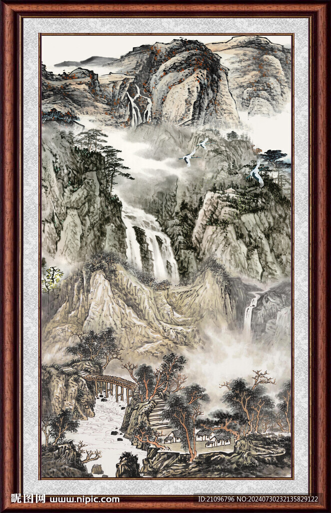 客廳山水風景