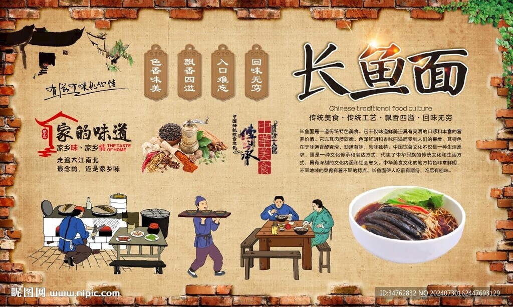 長魚面 