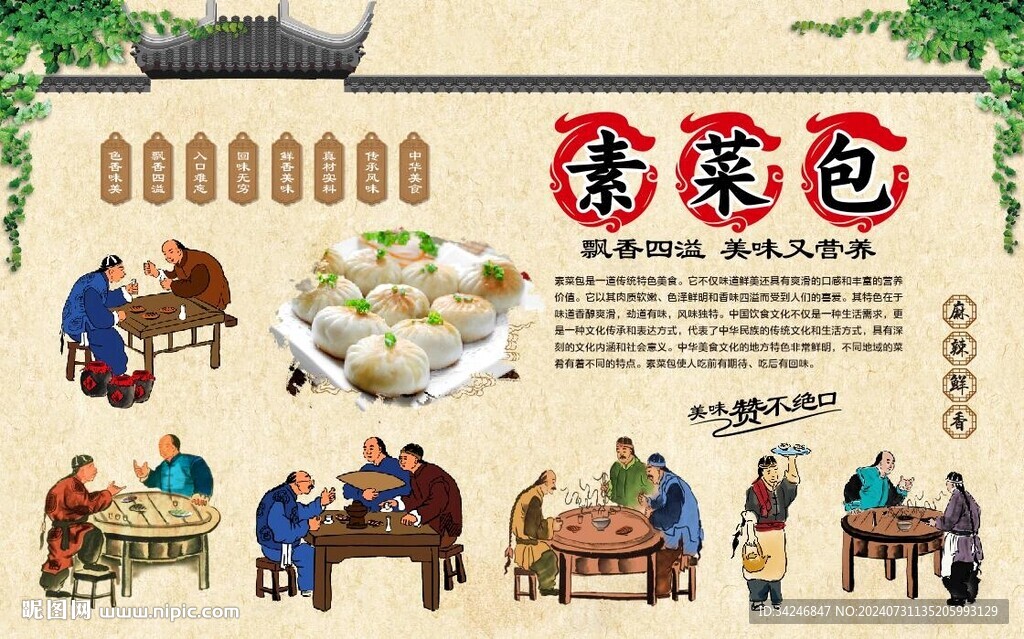 素菜包