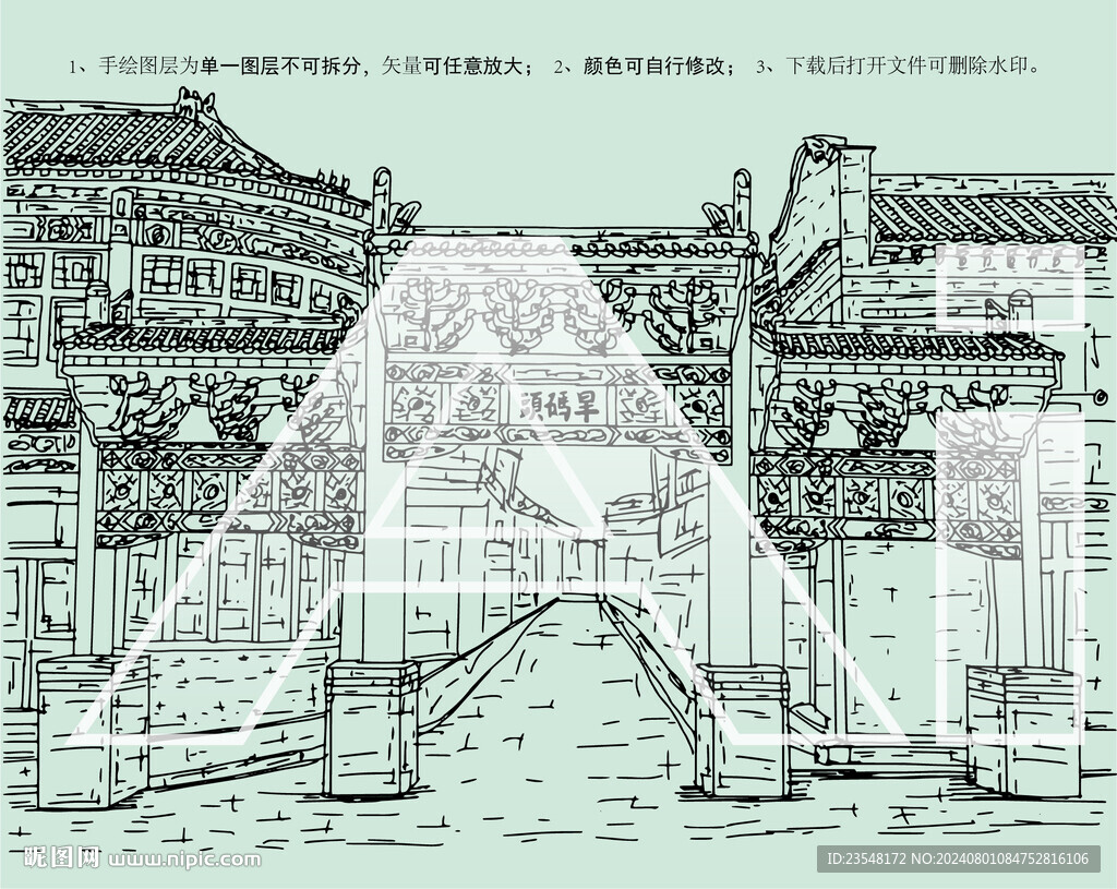 周村古商城天下第一村