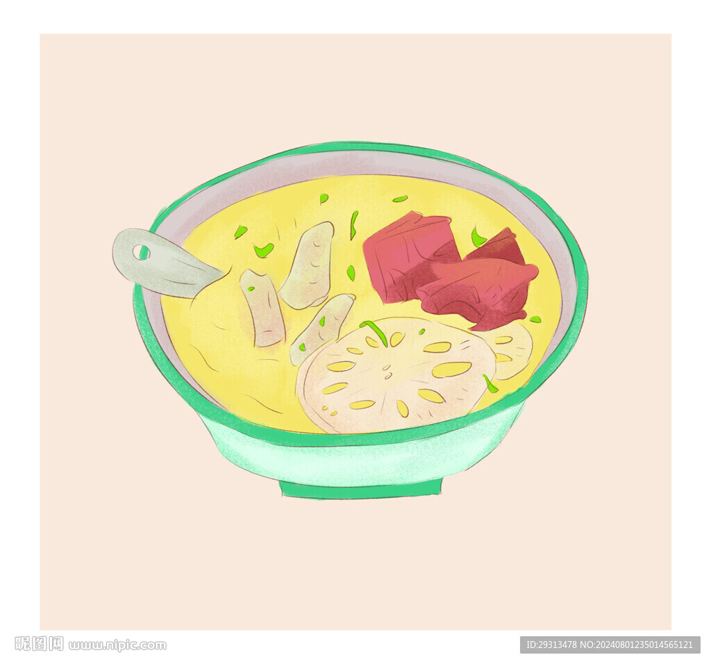 手繪頭腦插畫