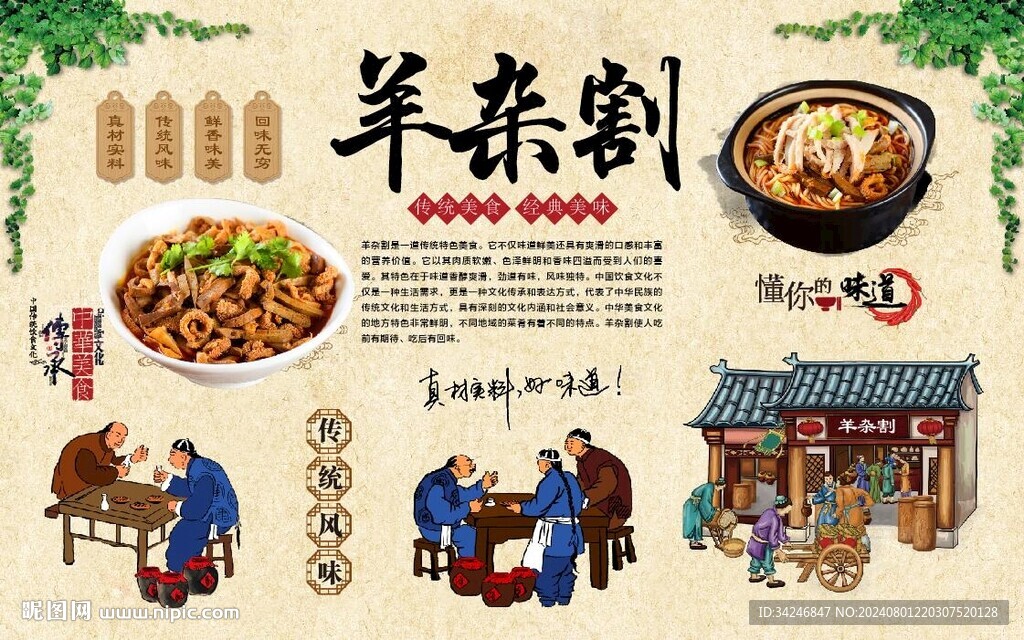 羊雜割 