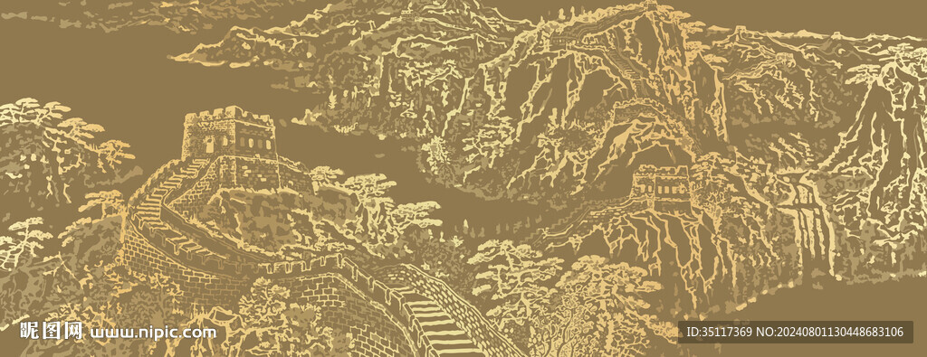 長城裝飾畫