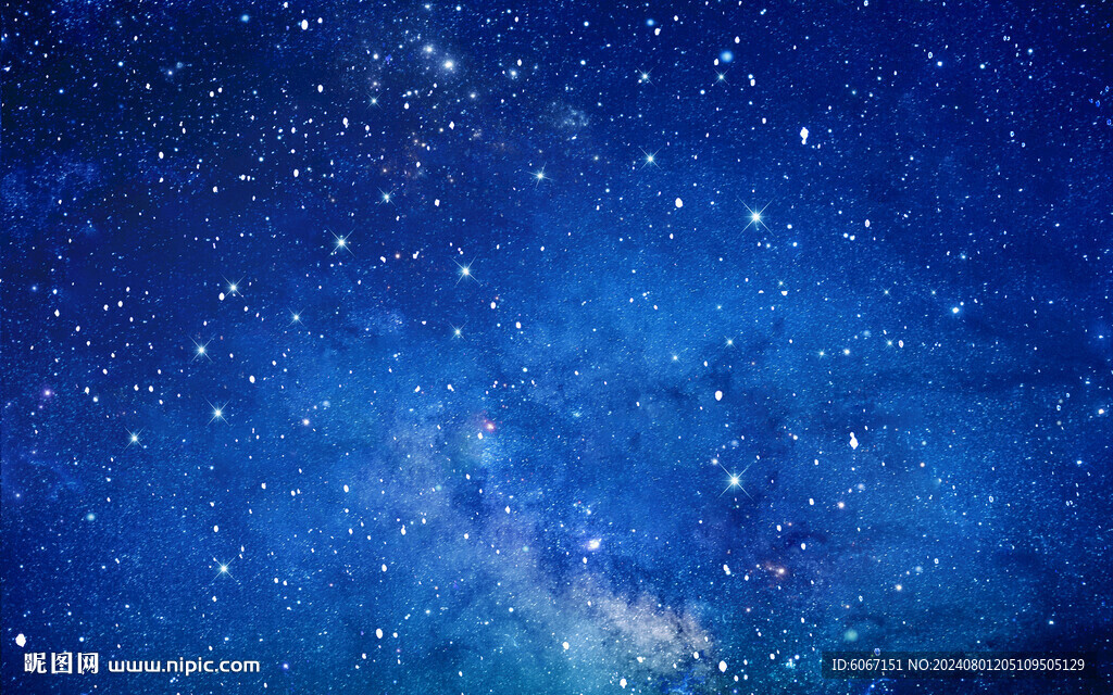 藍色星空圖