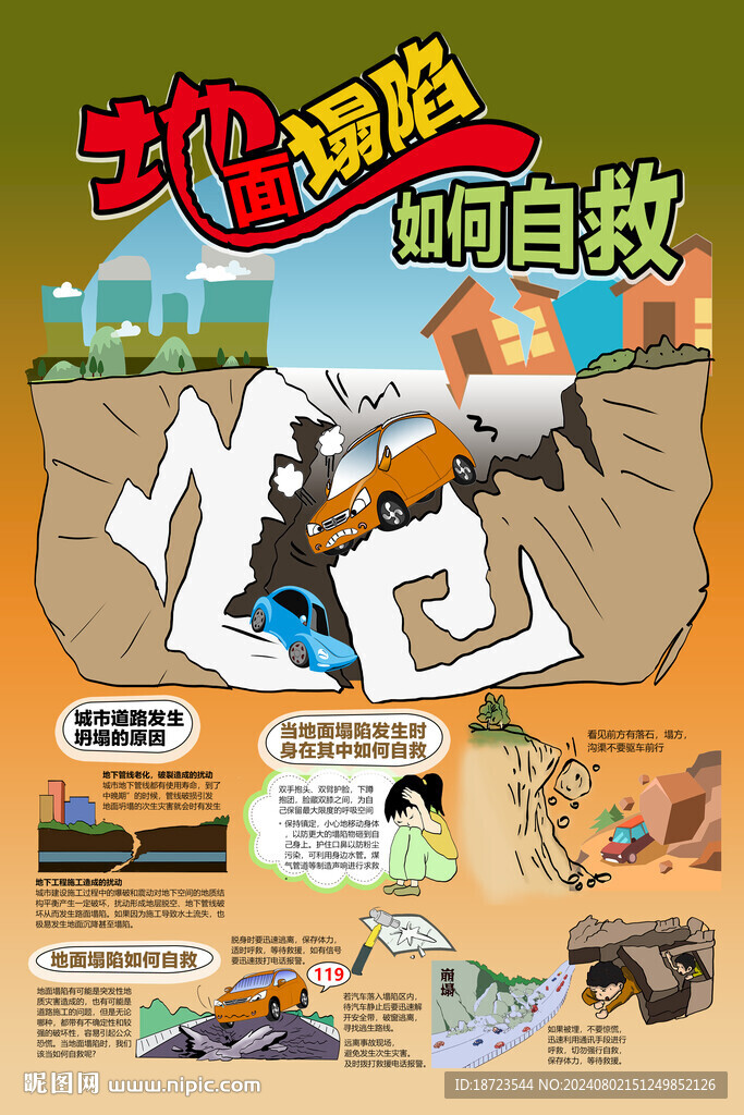 地面塌陷如何自救