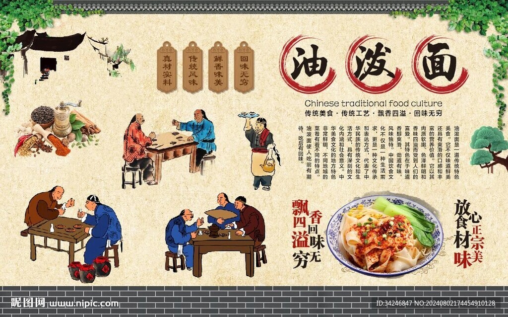 油潑面 