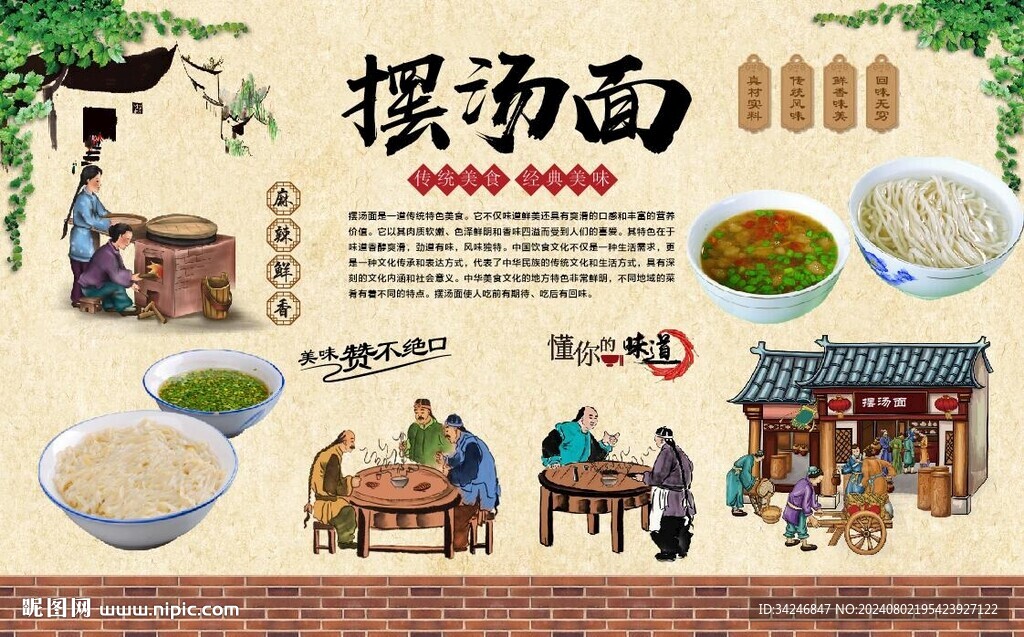 擺湯面