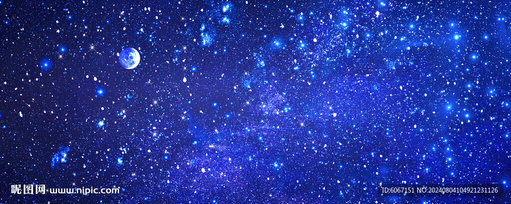 巨幅星空背景