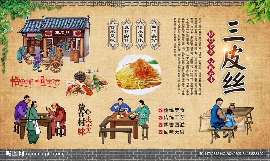 三皮絲 