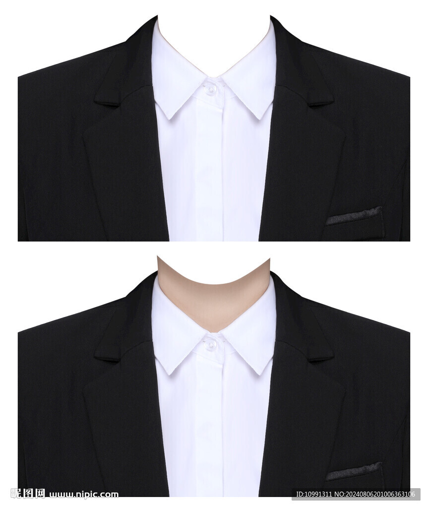 女西裝正裝證件照衣服素材
